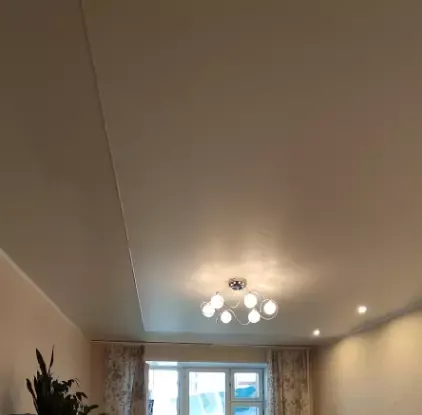 Натяжной потолок в спальню — Алупка, Западная улица, 24а, фото 1